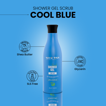 Cool Blue Shower Gel Scrub